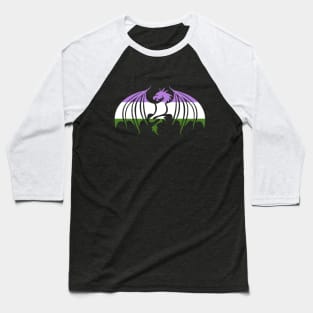 Genderqueer Pride Dragon Baseball T-Shirt